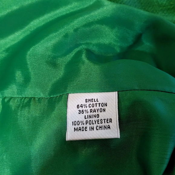 Talbots Petite Jade Green Blazer Women's Petite Size 10 - Picture 7 of 12